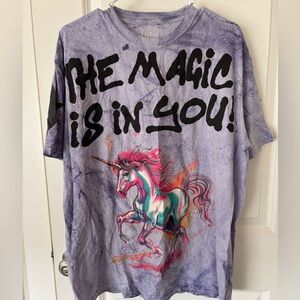 Dressed in Lala The Magic is in You Oversized Tie Dye Tee